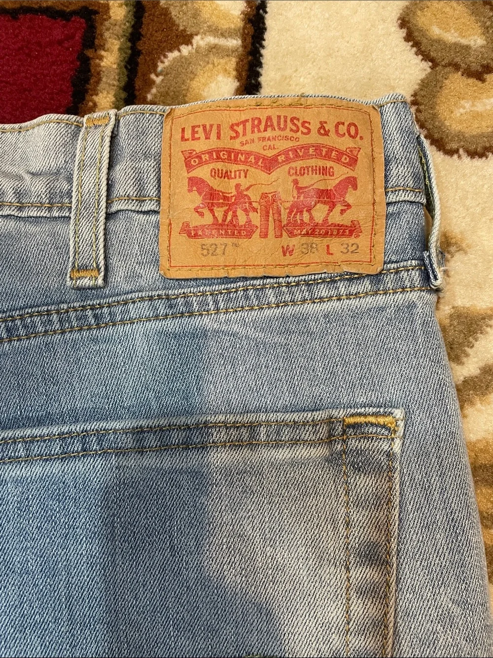 Levi's Light Blue Bootcut Jeans